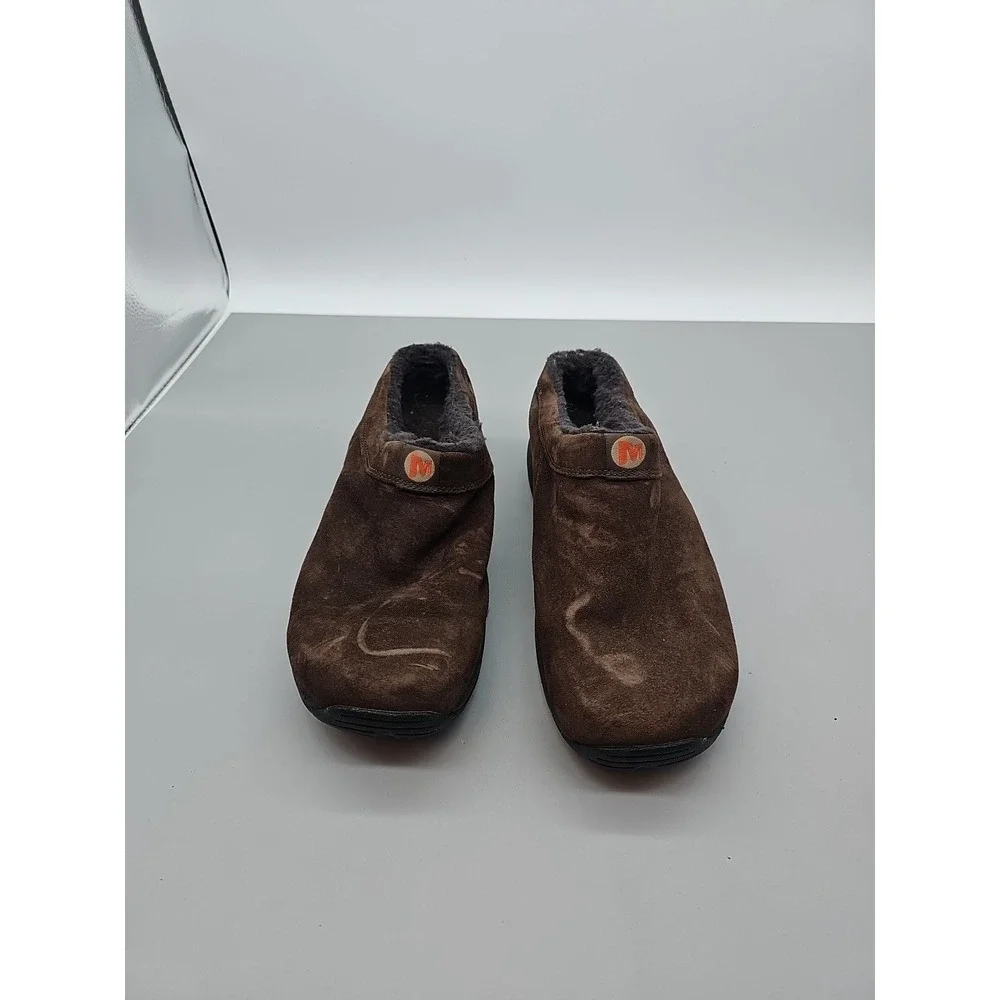 Merrell Primo Chill‎ Slide Suede Shoes Slip-ons J63258 Womens Size 10 Brown